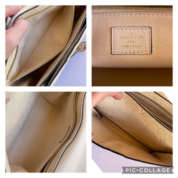 LOUIS VUITTON Empreinte Vavin Neige LV Cream Chain Shoulder Leather +Dust Bag - Picture 9 of 16